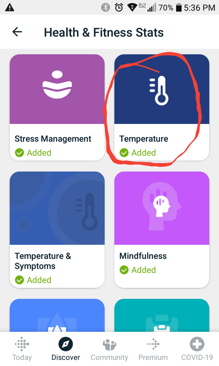 Fitbit temperature online tracking