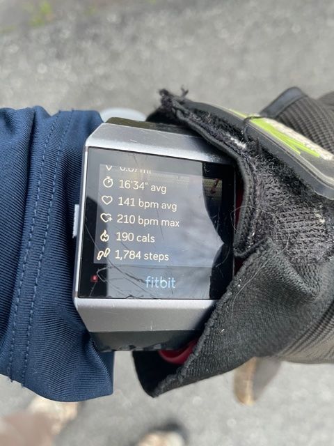 no way my heart rate was 210