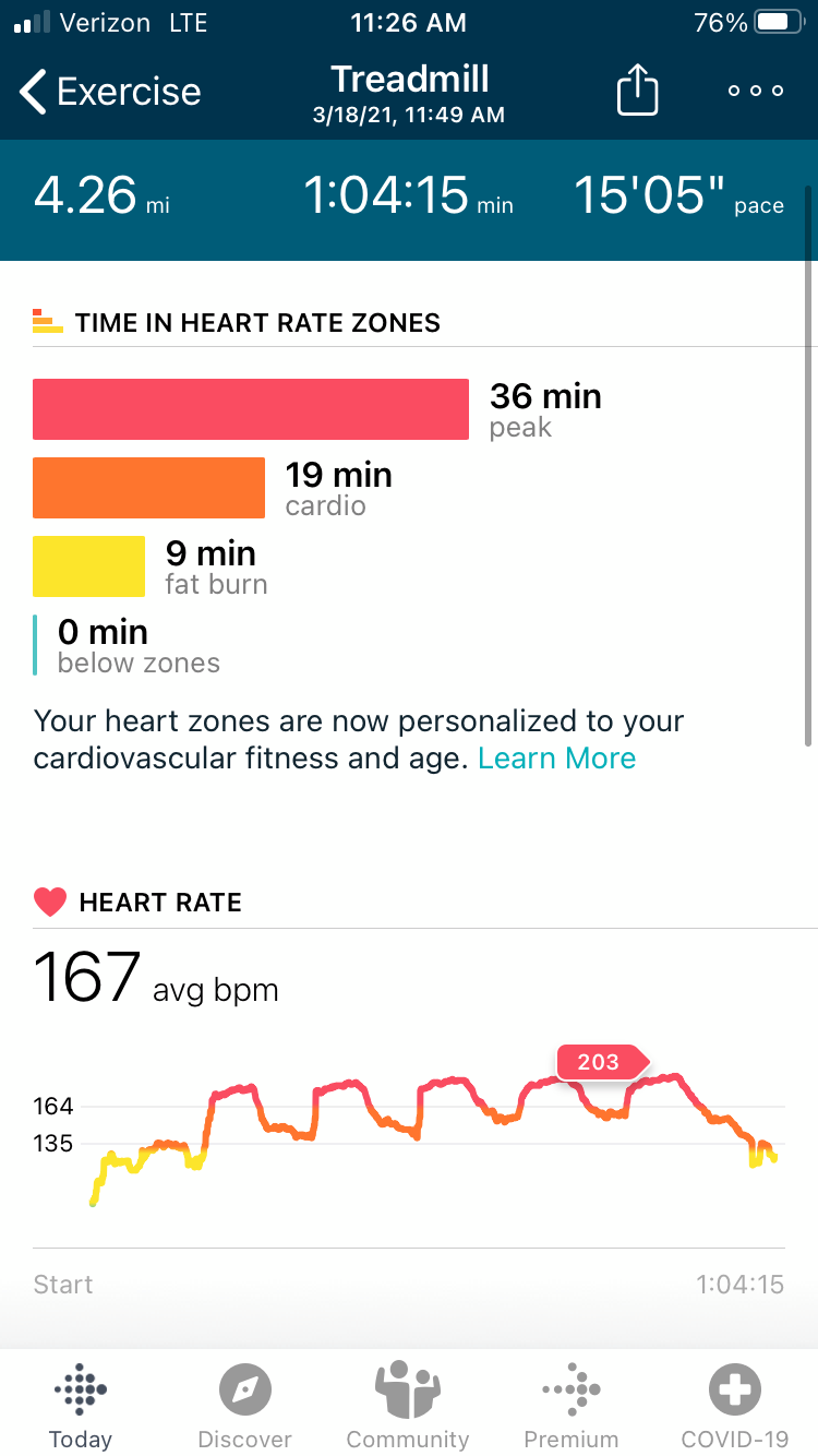 heart rate variability fitbit versa