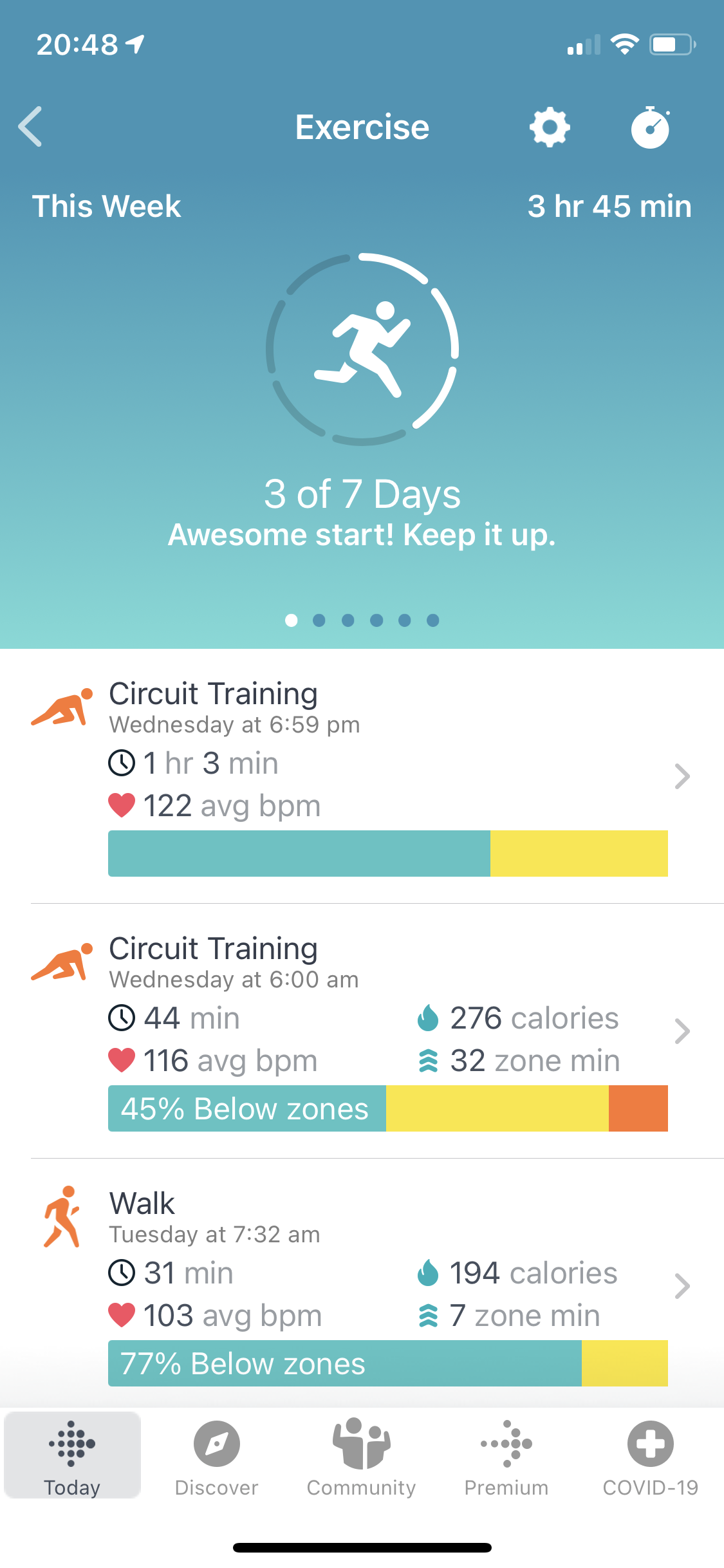 Exercise shows incorrect heart rate zones data and... Fitbit Community