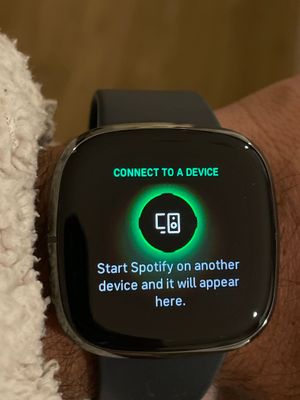 Spotify sales fitbit ionic