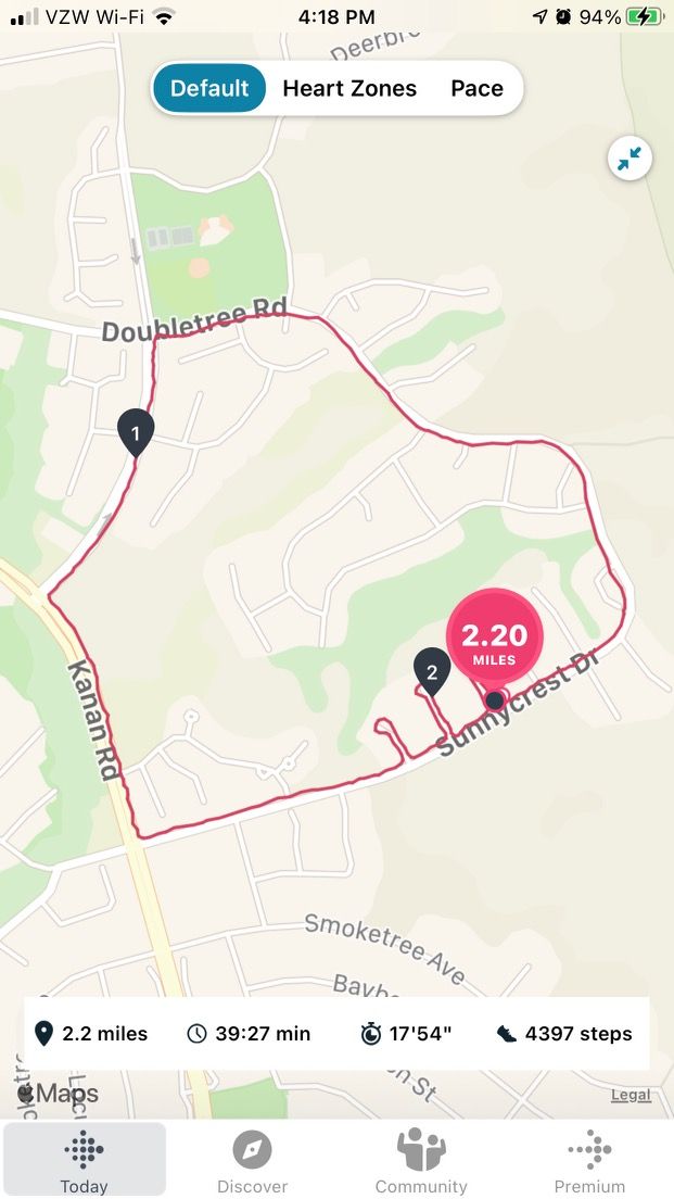 Track My Steps Map Inspire Hr Not Accurately Recognizing My Walks - Fitbit Community