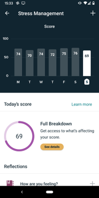 Learn more about stress score - Fitbit Community