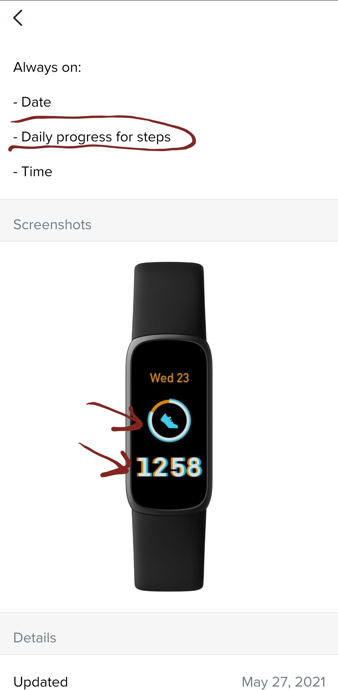 Solved Ice Cream clock face on Fitbit Luxe is not showing... Fitbit