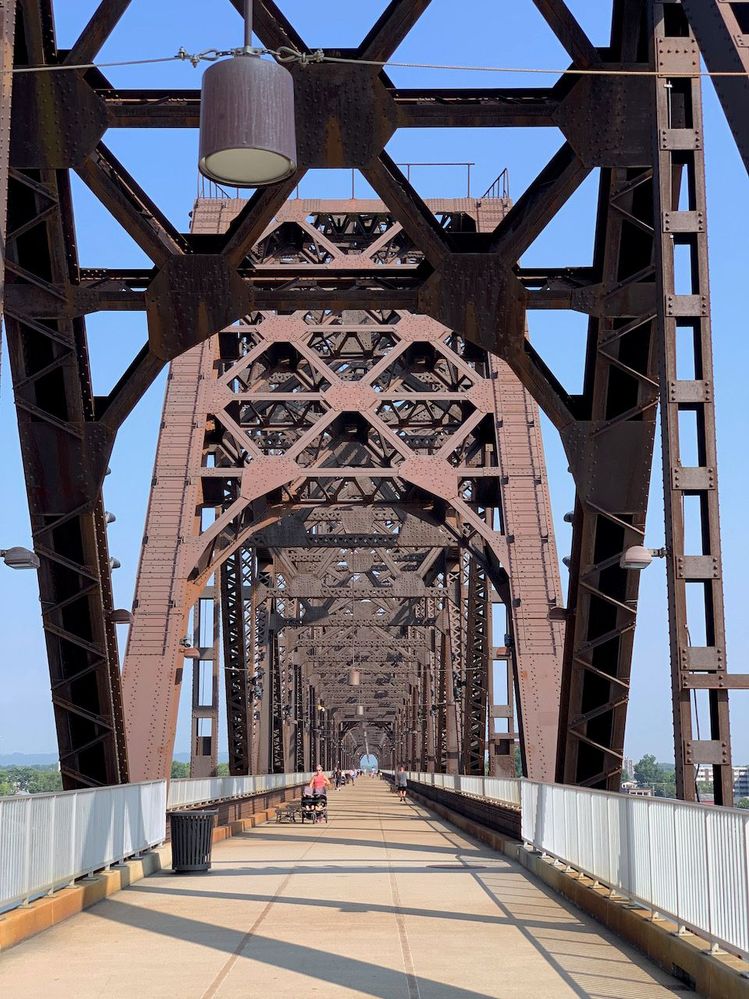 Ped Bridge KY to Indiana