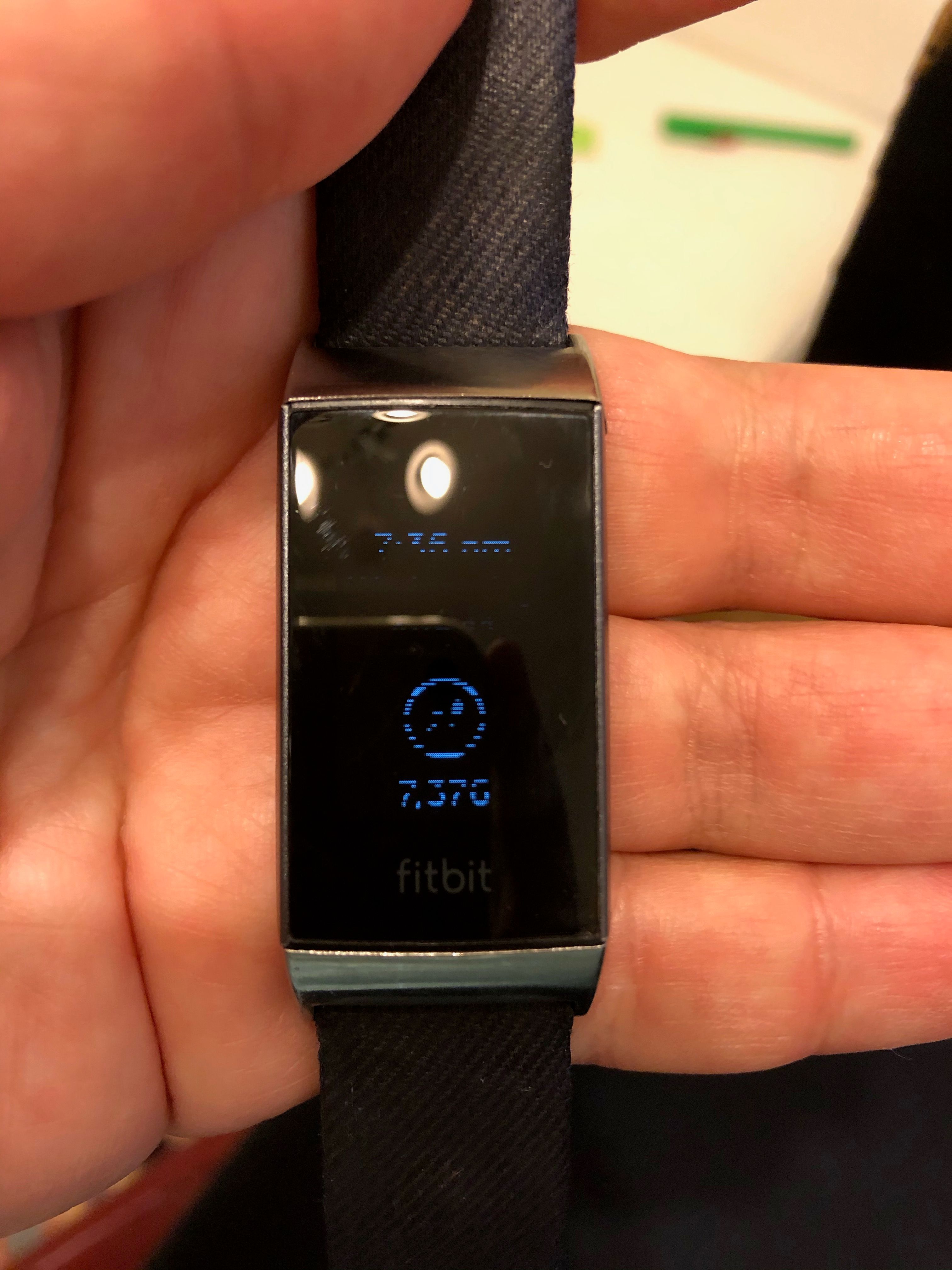 Fitbit charge discount 3 display problems