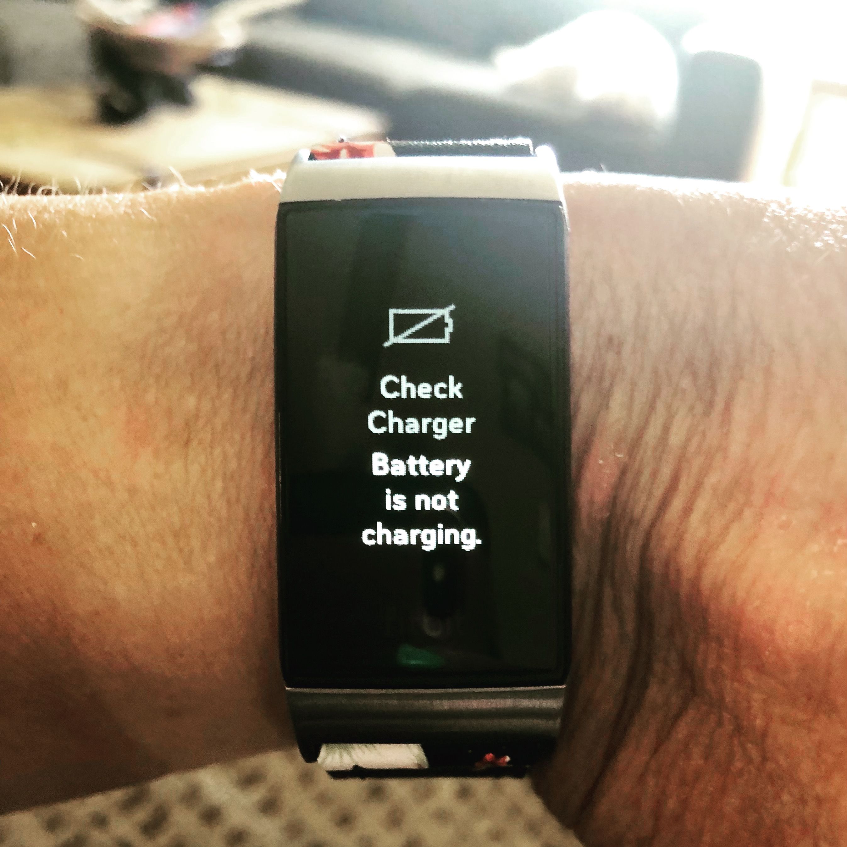 Solved Charge 4 says battery not charging Fitbit Community