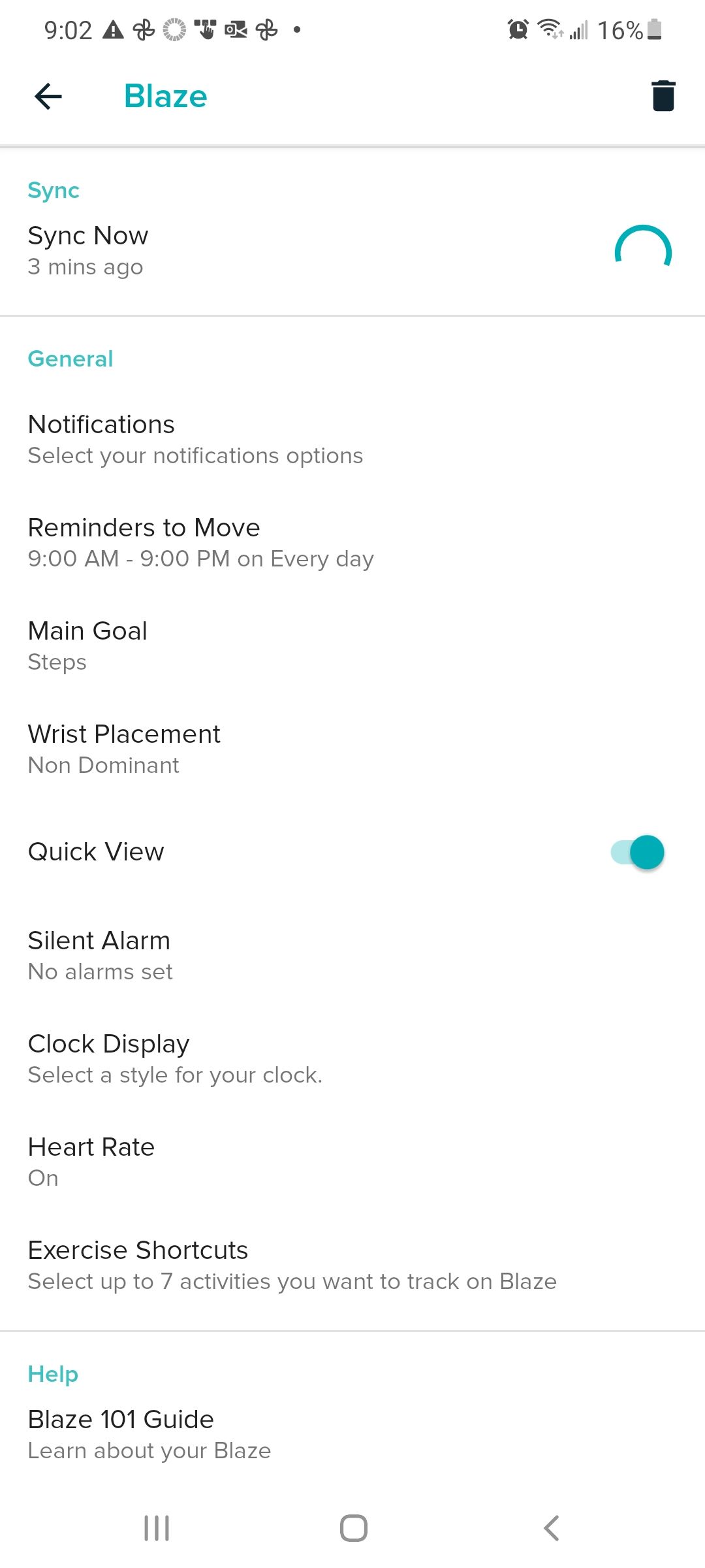 Solved All Day Sync toggle was removed from Fitbit app Fitbit