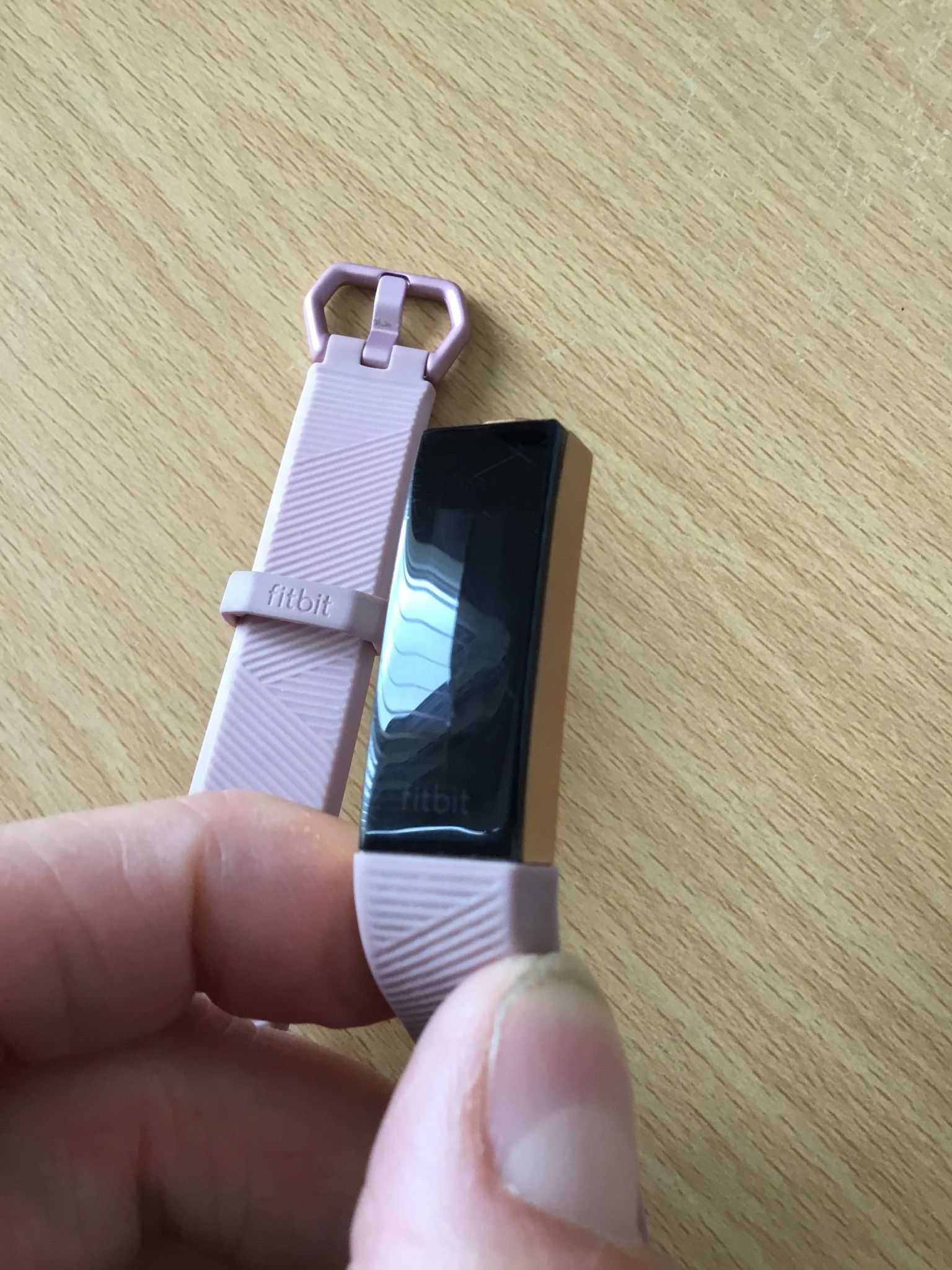 Rose Gold high quality Edition Alta HR Fitbit Full Set