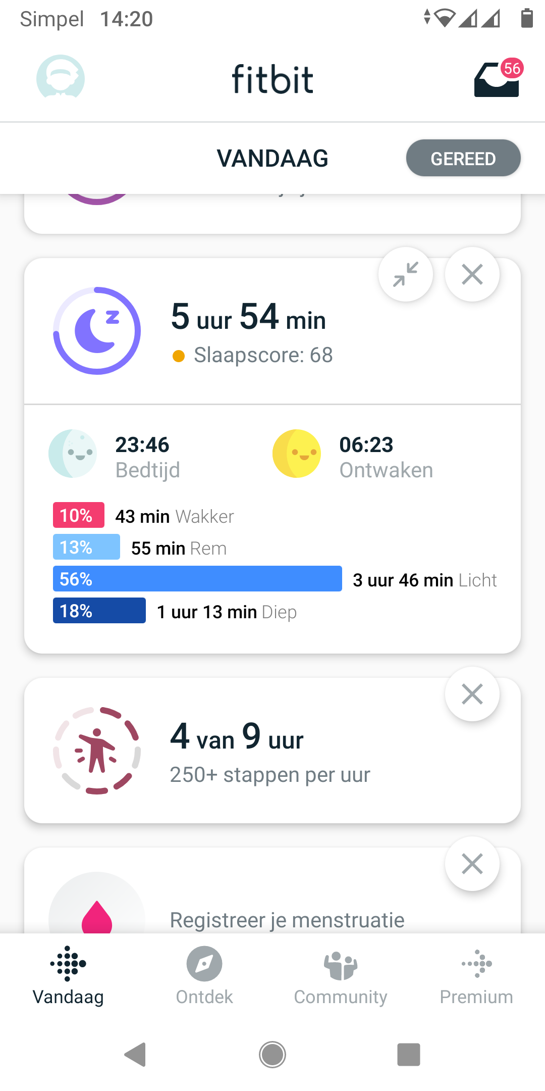 Fitbit discount temperature tracking