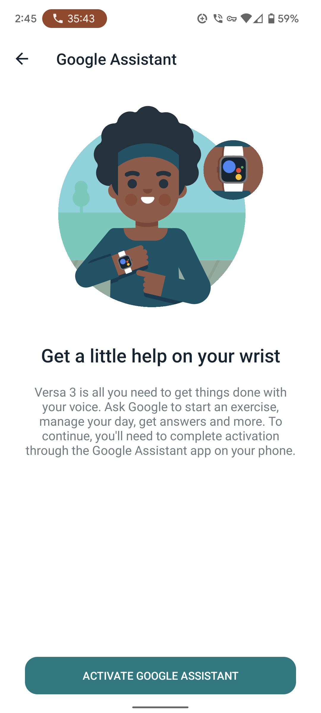 Versa 3 2024 google assistant