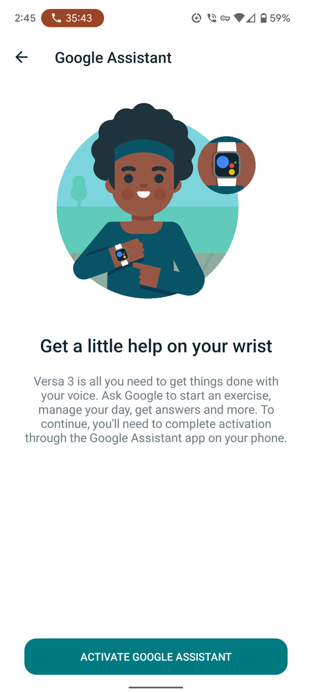 Solved Versa 3 Pixel 6 Google Assistant Not Working Fitbit