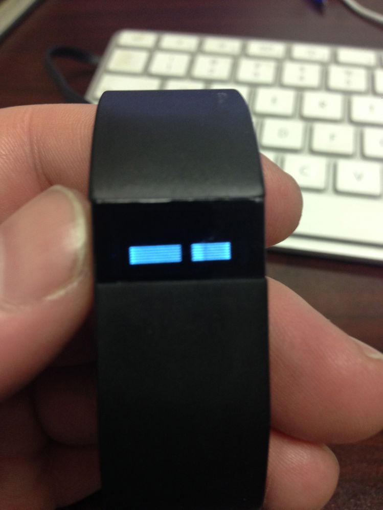 Image Showing Force Display with weird lines which is all that it will display