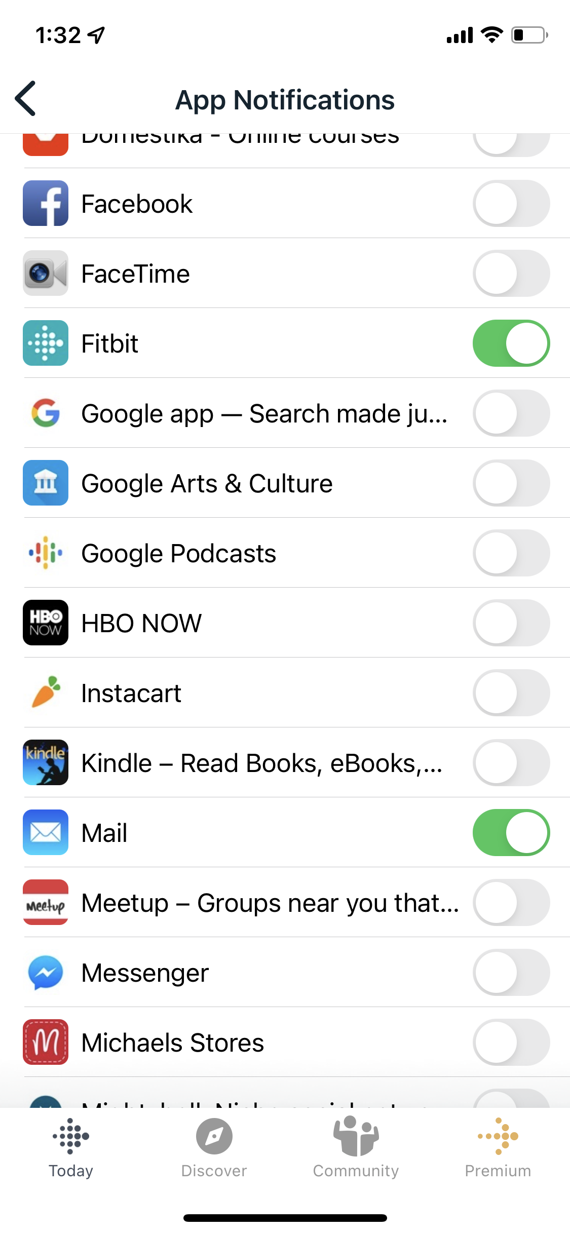 fitbit not receiving texts