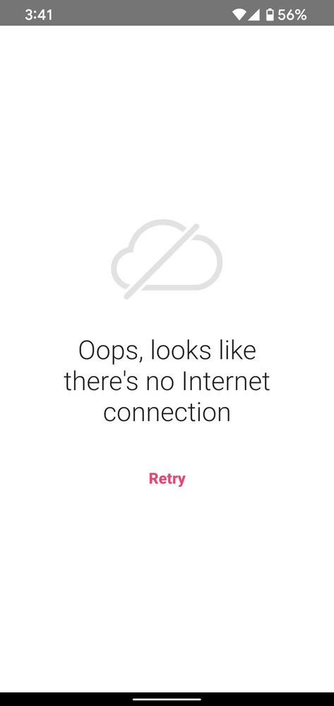 No Internet Connection