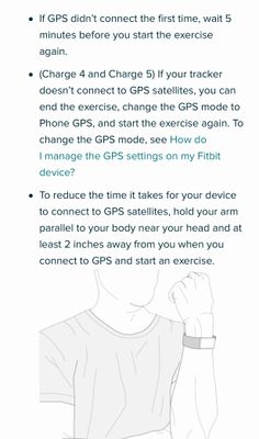 GPS tracking without a connected phone Fitbit Community