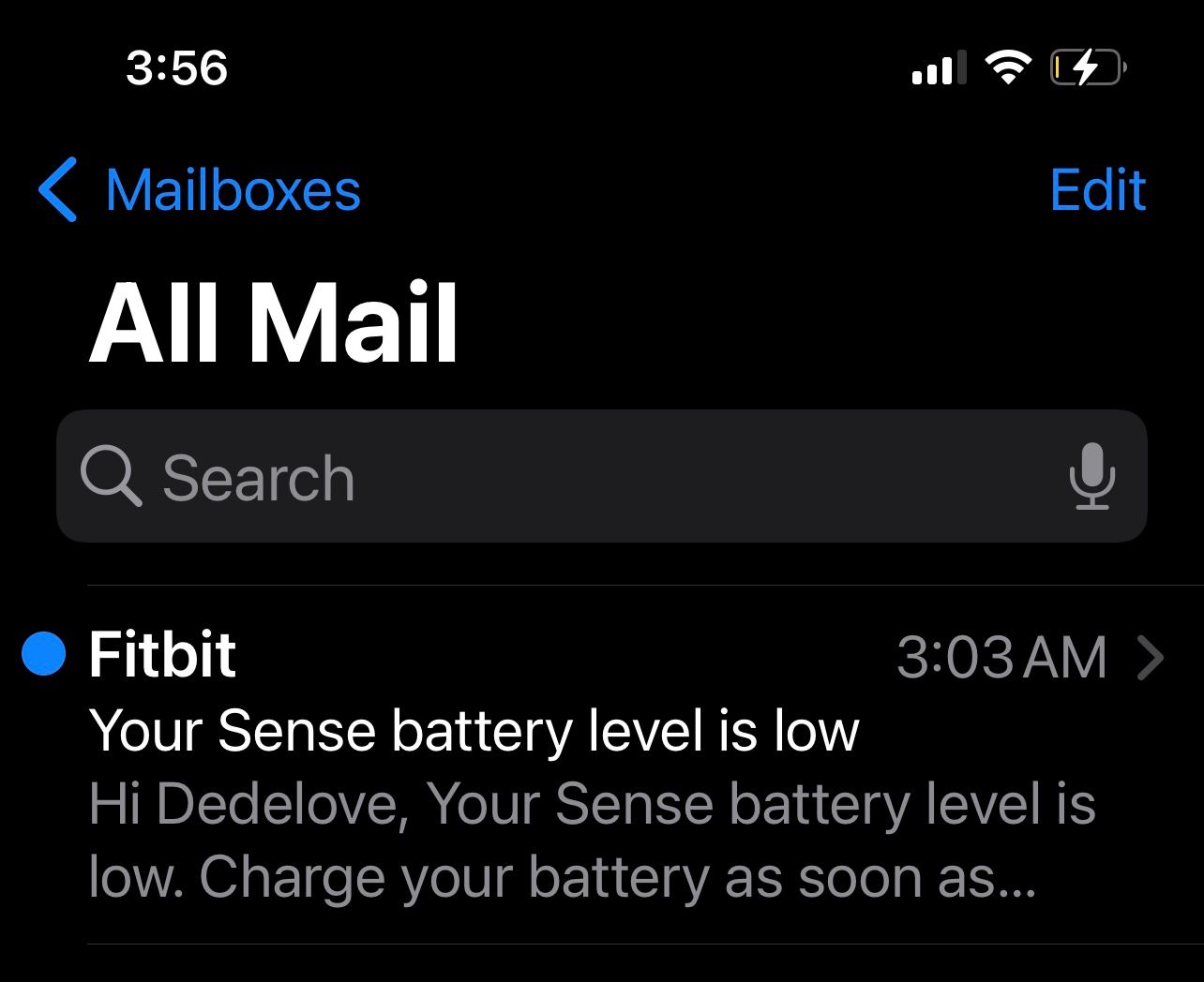 Sense low battery indicator Fitbit Community