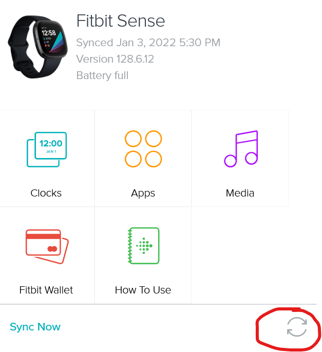 Fitbit com 2024 sync now