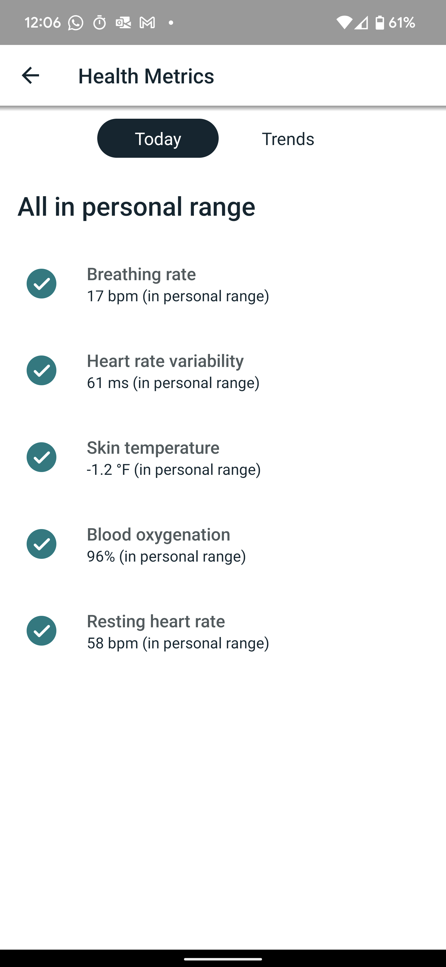 No Sense health metrics Fitbit Community