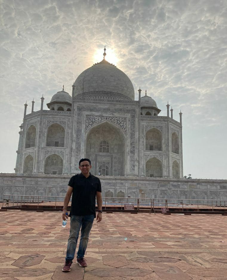 Nov 2021 at the Taj Mahal