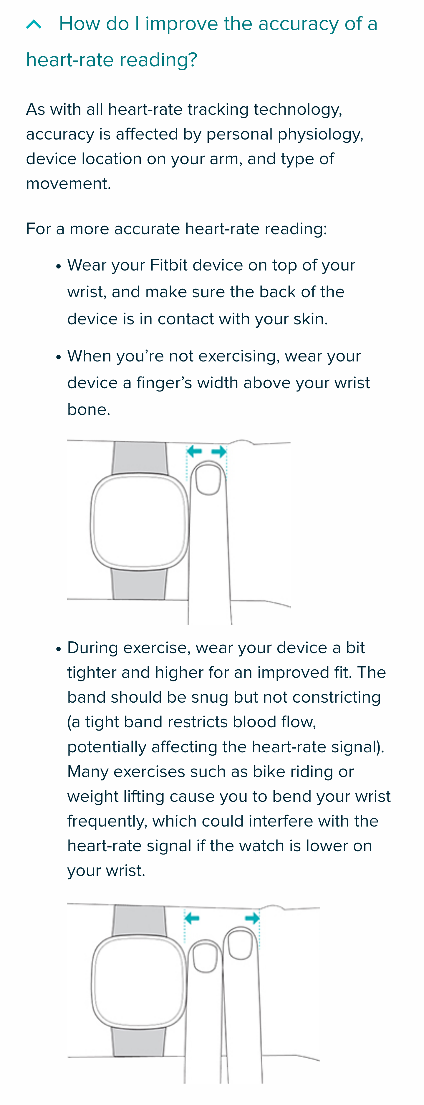 Fitbit stopped measuring heart rate new arrivals