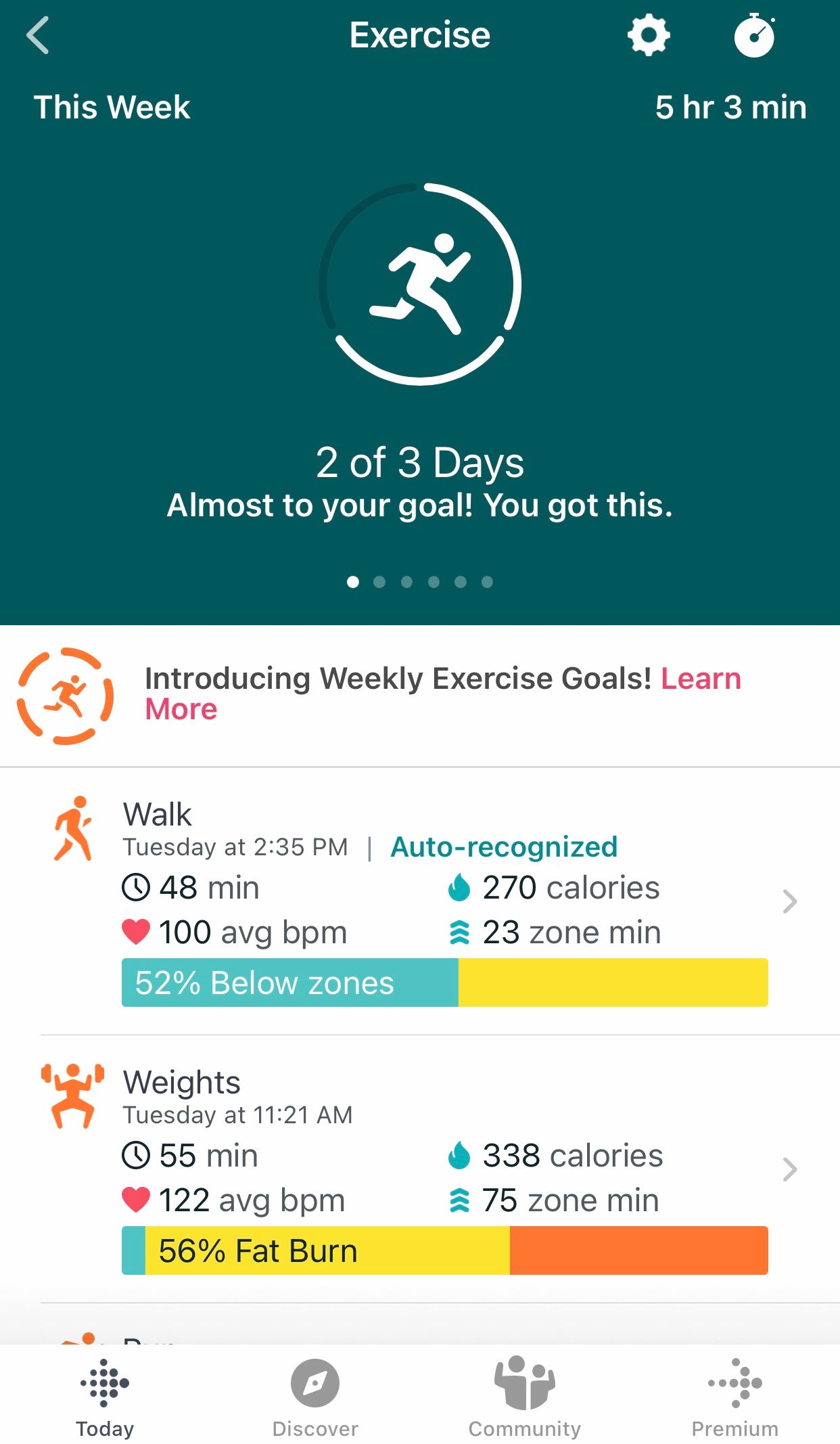 Fitbit active minutes not showing sale