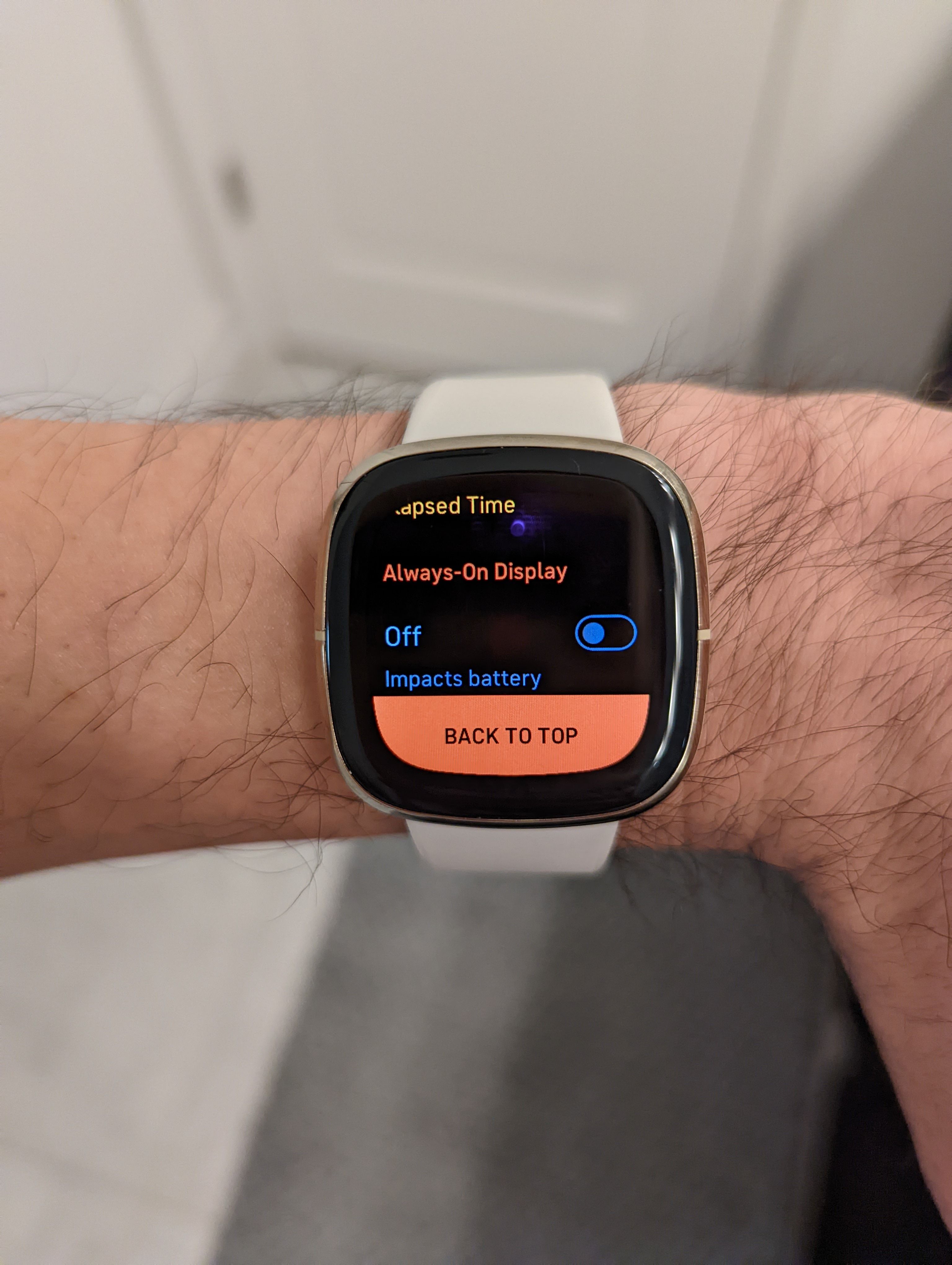 Solved How do I keep the Sense screen on Fitbit Community