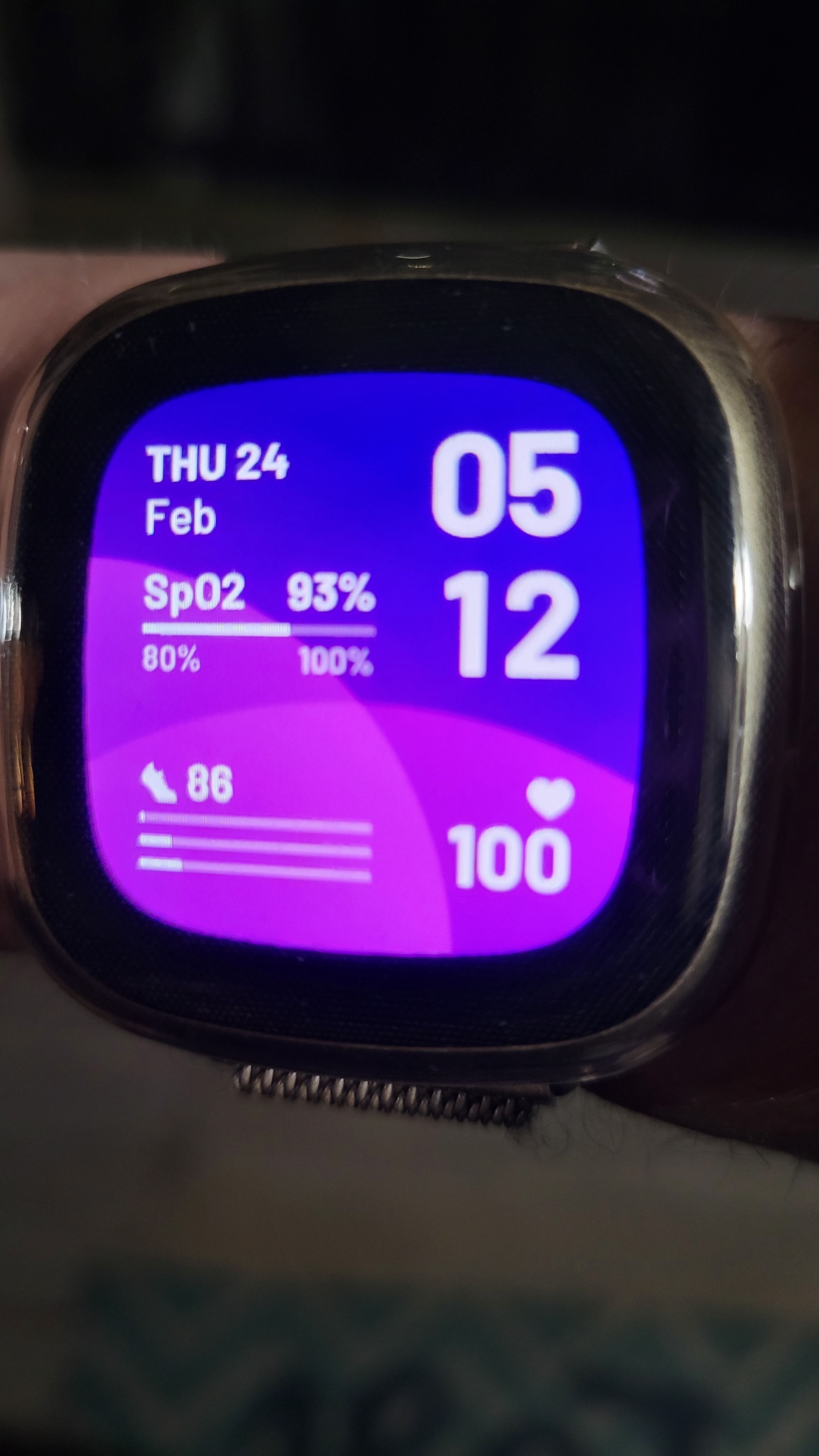 Solved Versa 3 clock face won t show my SpO2 data Fitbit Community