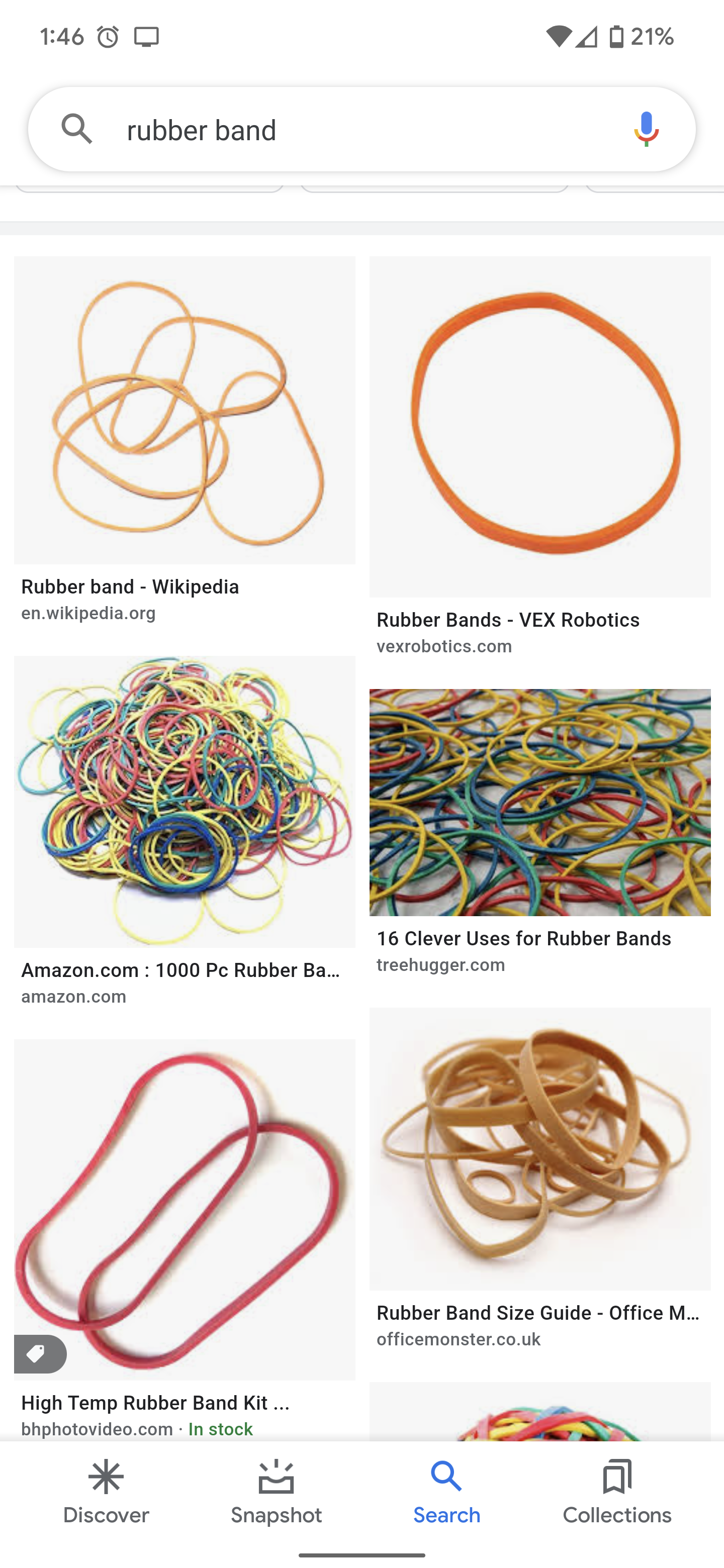 Variety Size and Color Rubber Bands