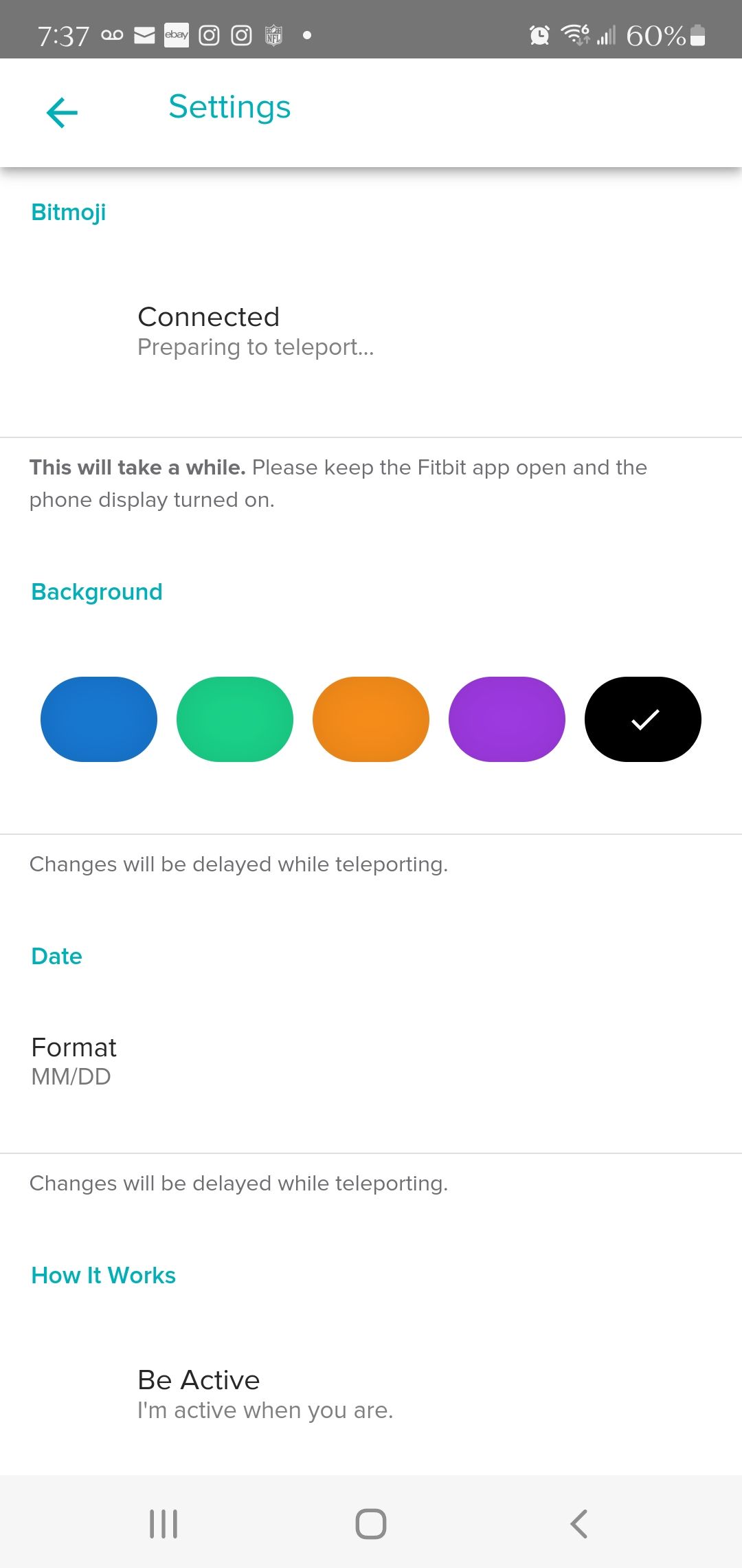 Bitmoji clock face stuck on preparing to teleport Page 15 Fitbit