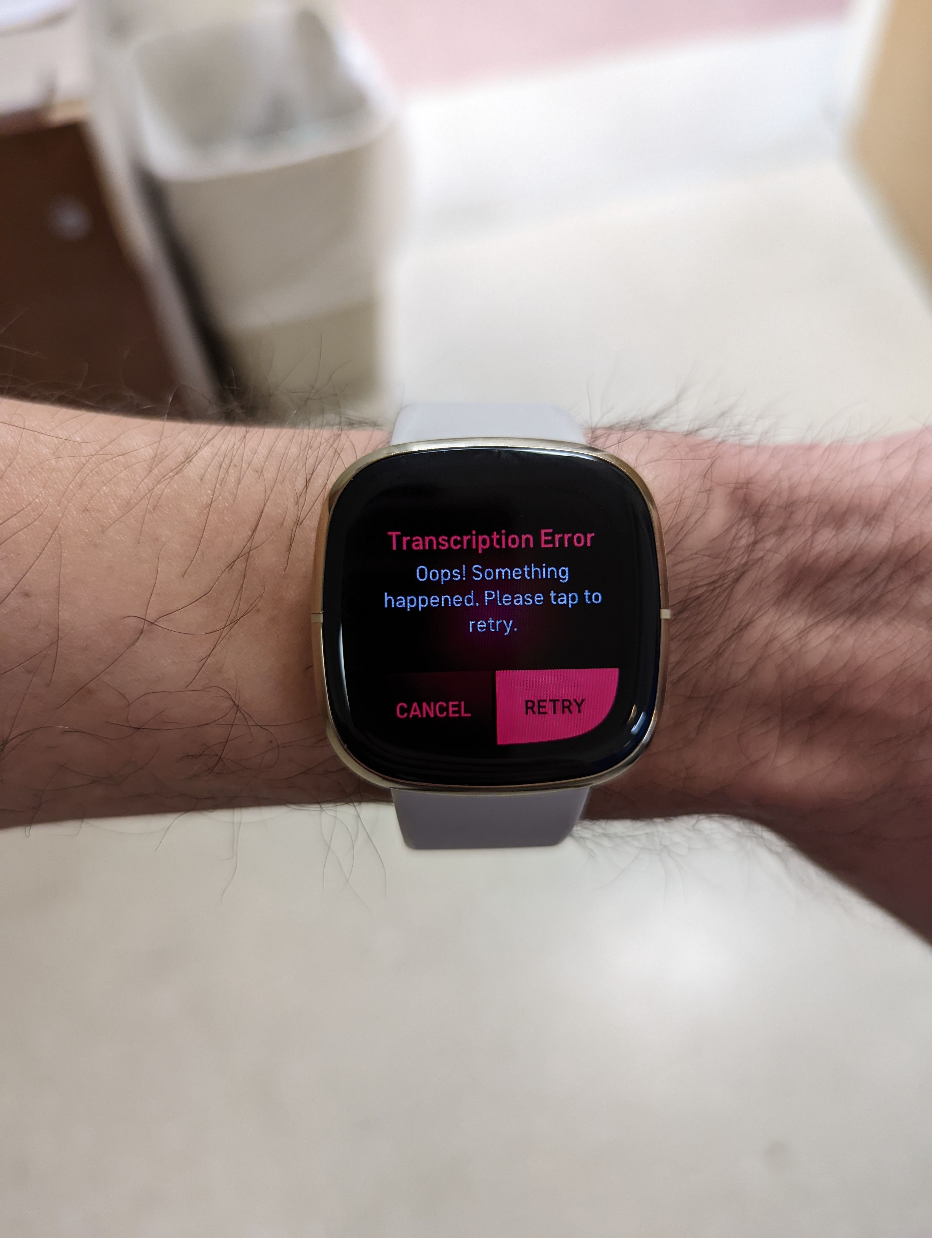 Fitbit versa 3 voice to text sale