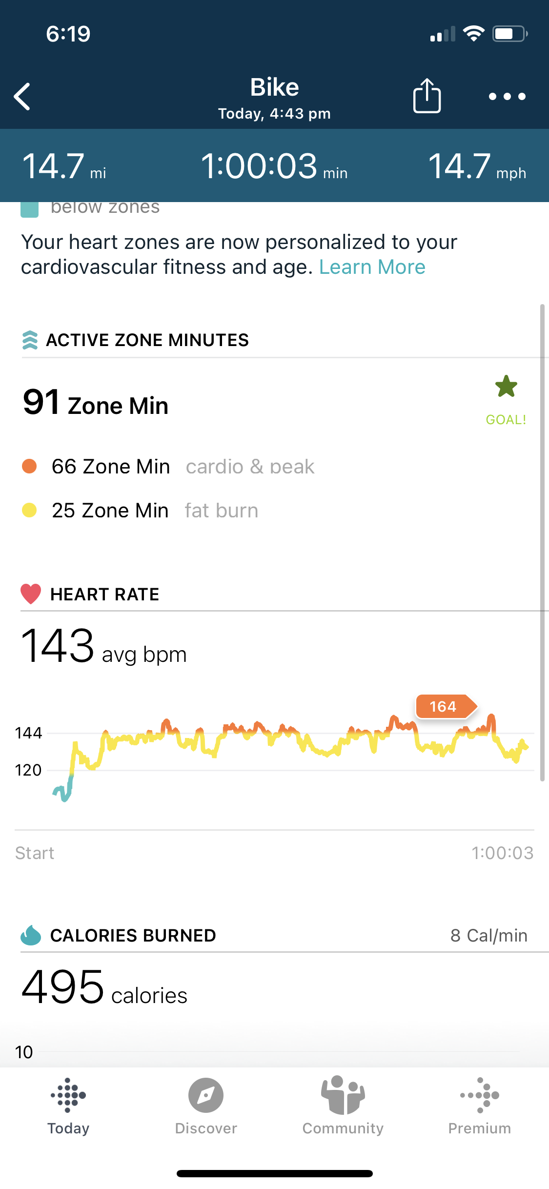 Calories burned different between tracking and log... Fitbit Community