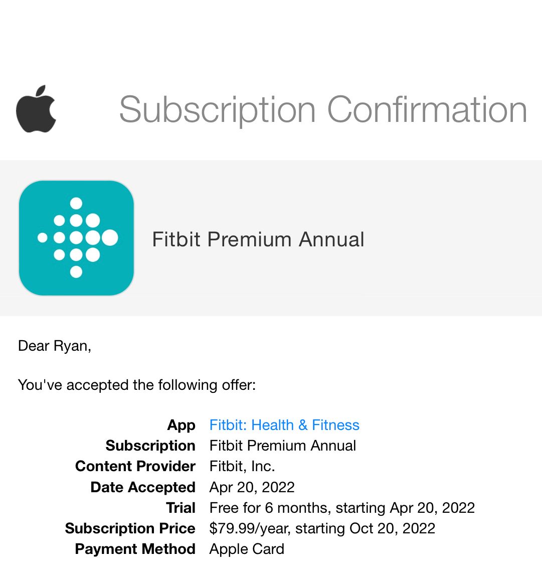 Solved: 6 month free Premium trial with Charge 5 - Fitbit