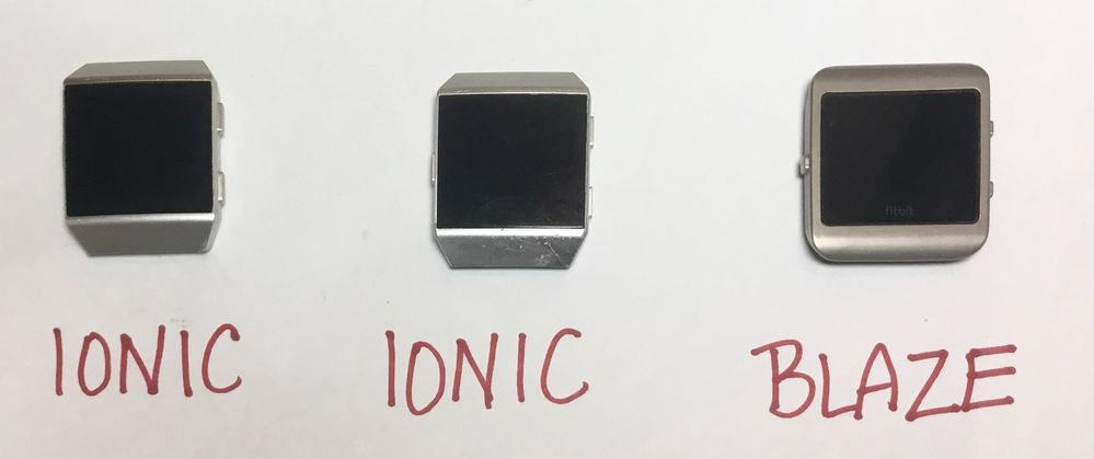 2 Fitbit Ionic  1 Fitbit Blaze