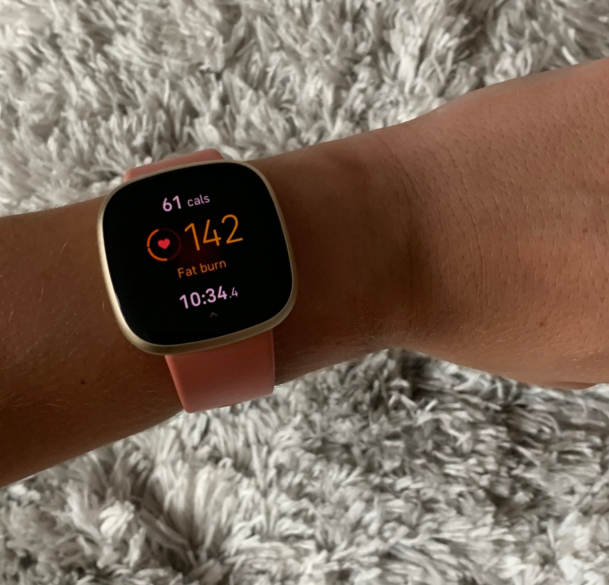 Fitbit versa best sale high heart rate