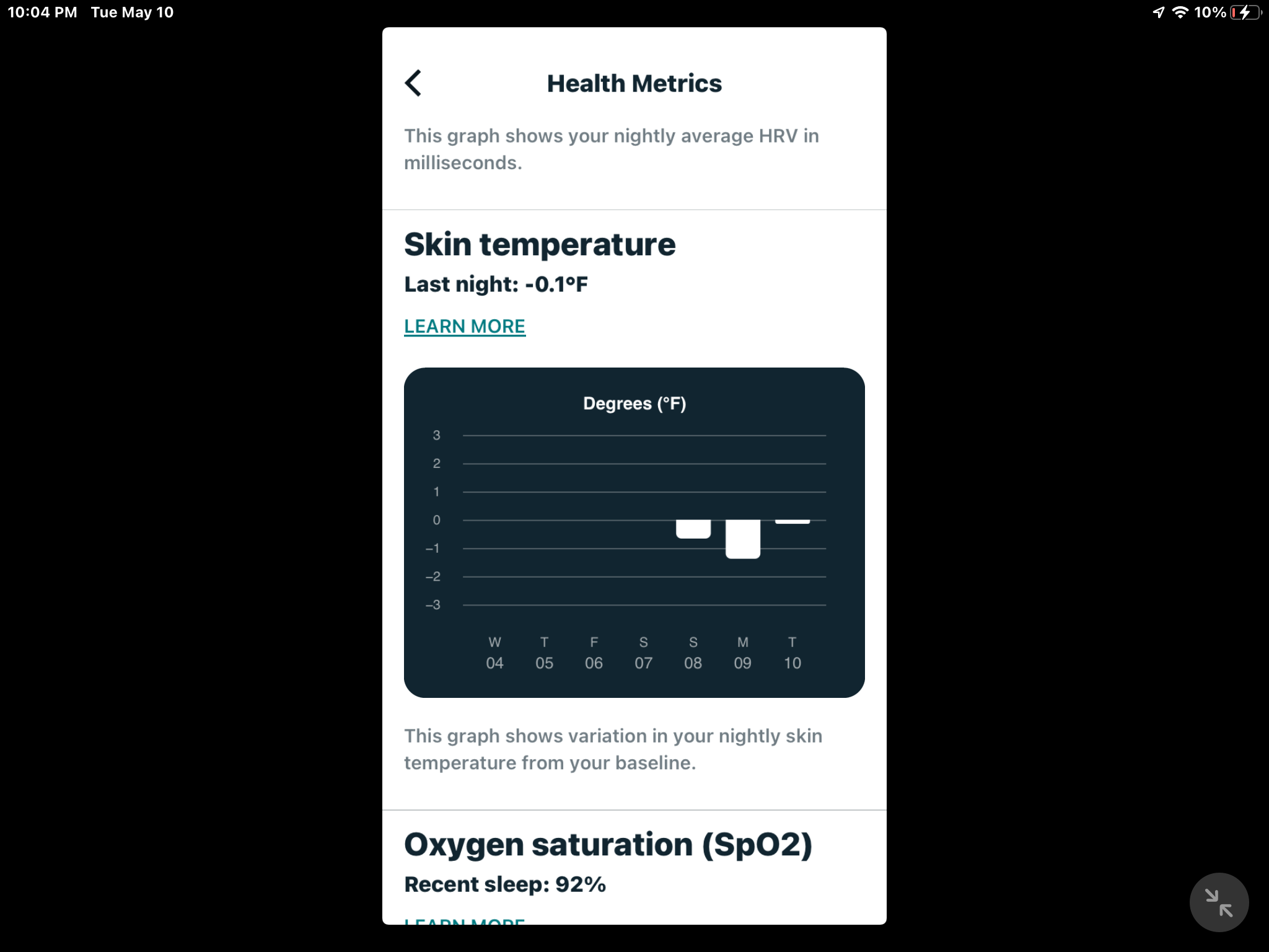 Solved Versa 3 How to read my skin temperature Fitbit Community