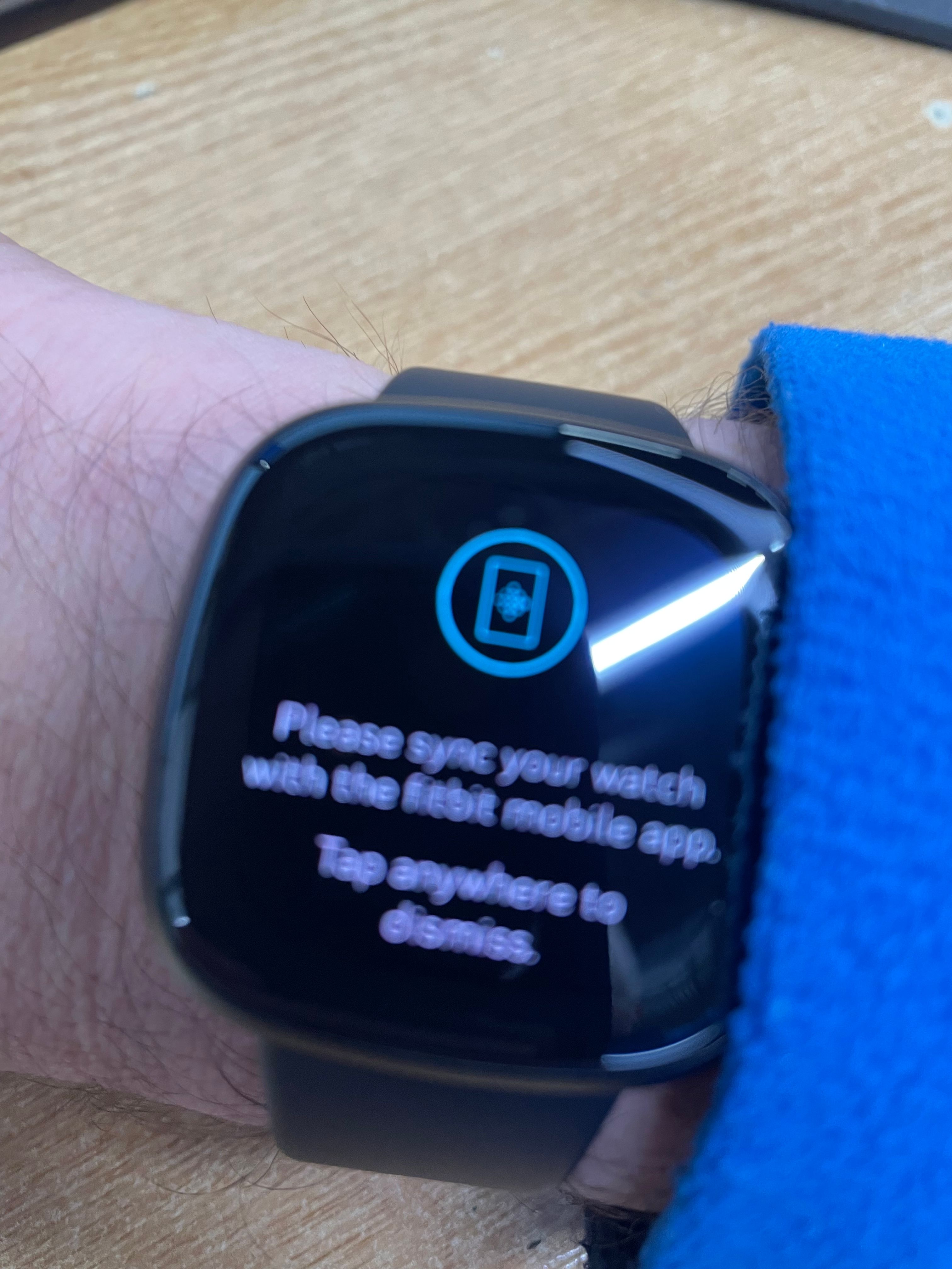 Vibrating asking me to sync Fitbit Community