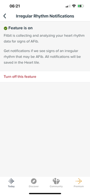 Turn off this feature