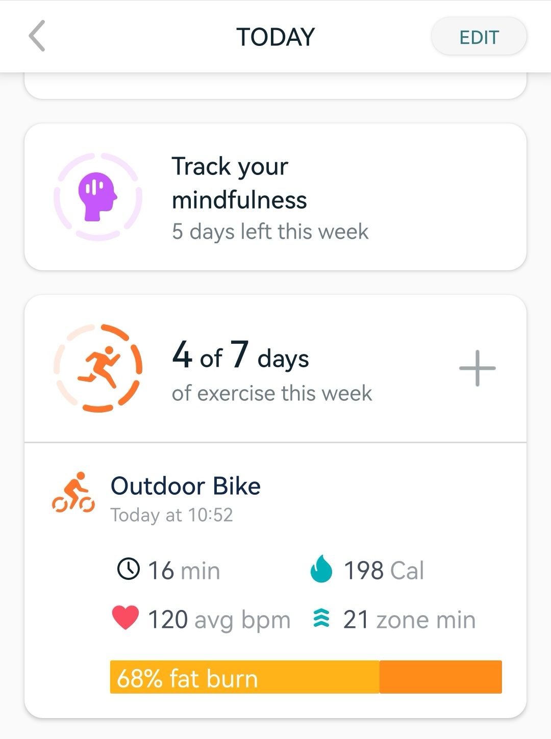 Fitbit 2024 track workout