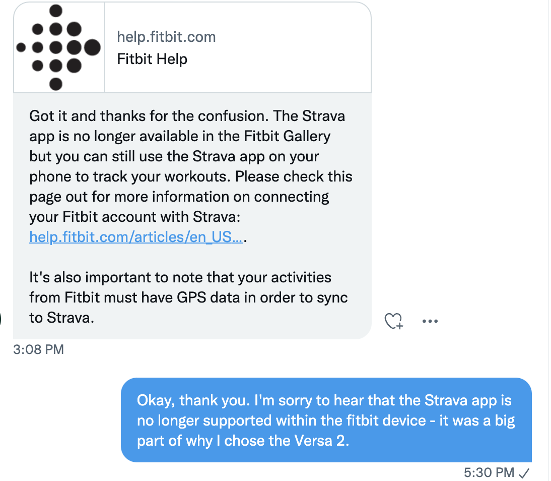 Fitbit to 2025 strava no gps