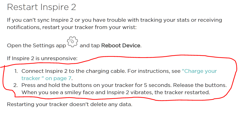 How to Restart Fitbit Inspire 2 (Reboot) 