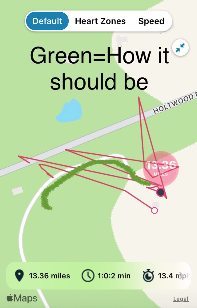 Solved GPS Map is crazy! Fitbit Community