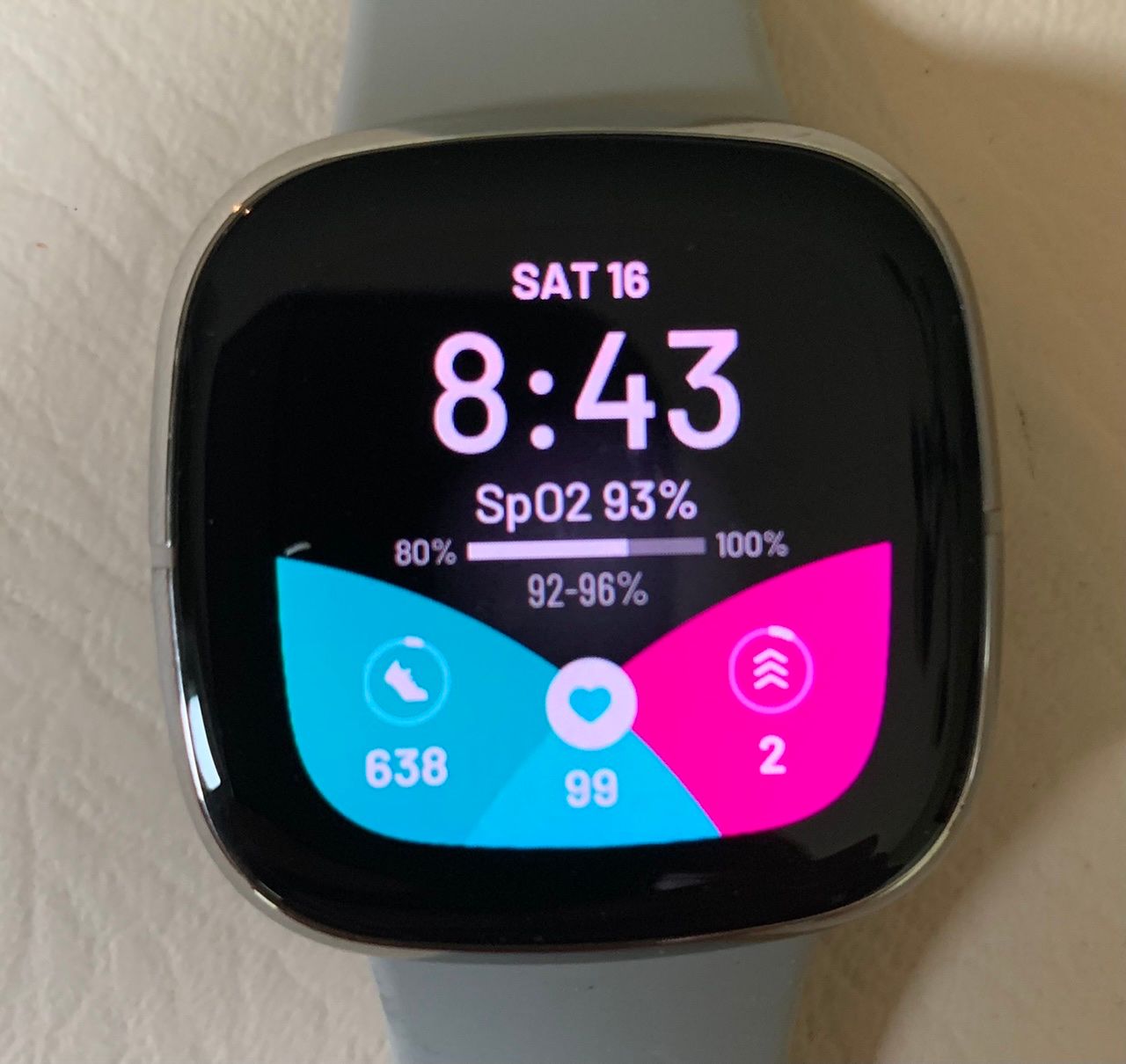 Fitbit discount sense oxygen