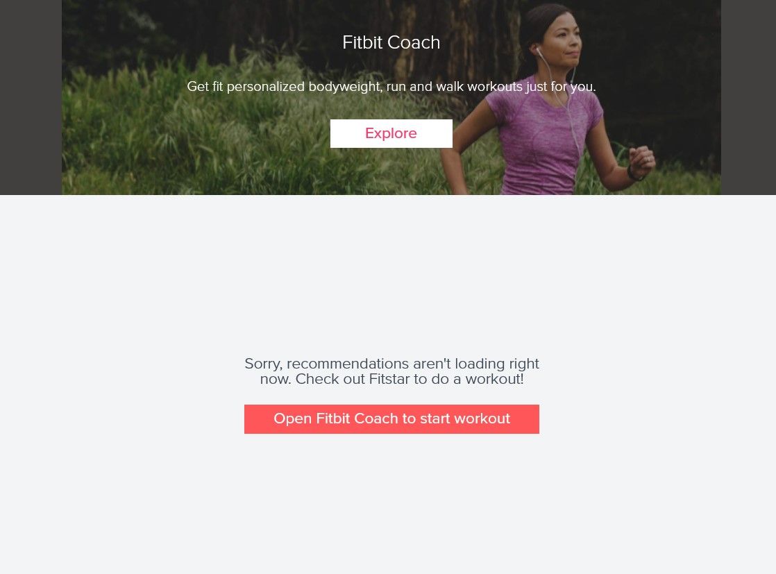 Solved Fitbit Coach not working Fitbit Community