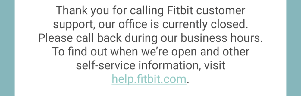 Customer Service not available