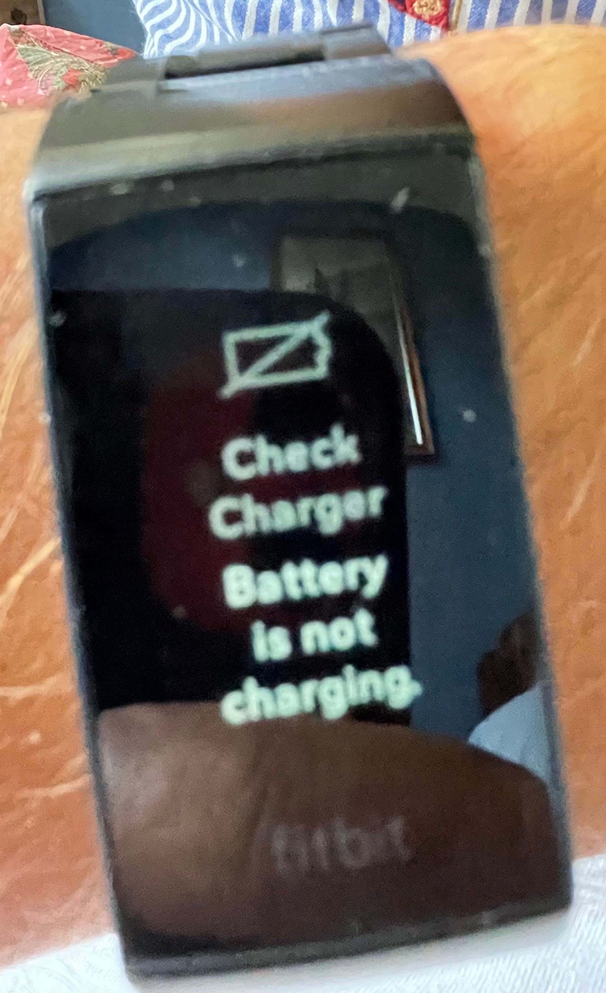 Solved Charge 4 shows Check Charger Battery not chargin