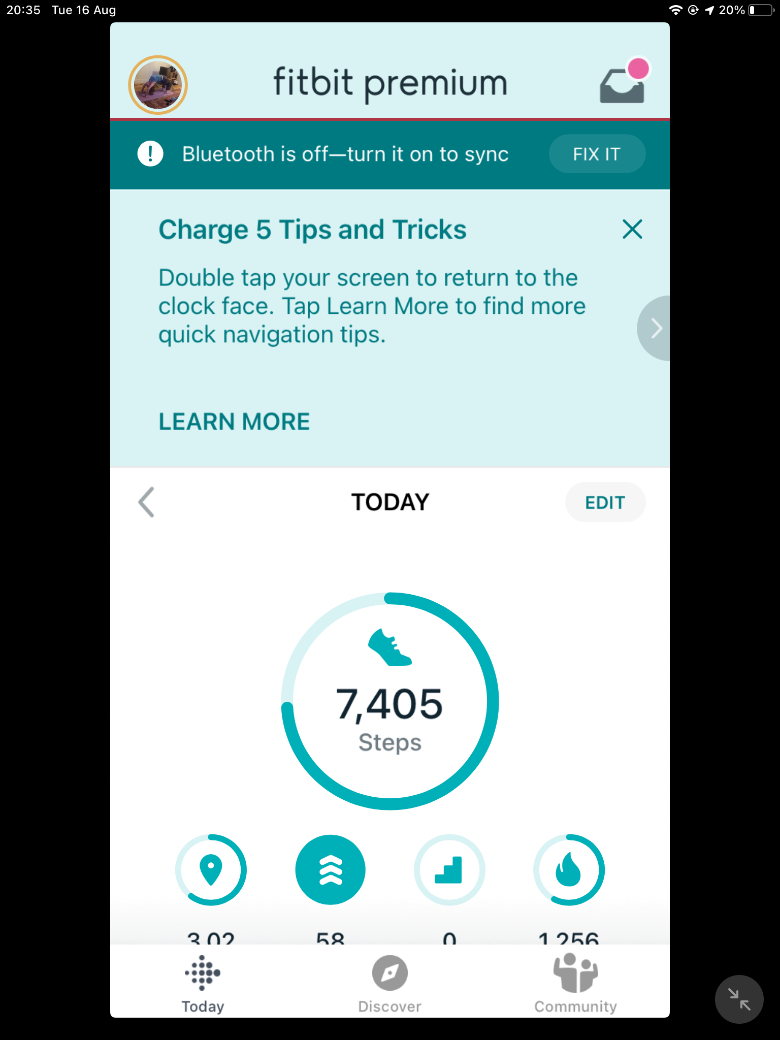 Inspire lost steps Fitbit Community