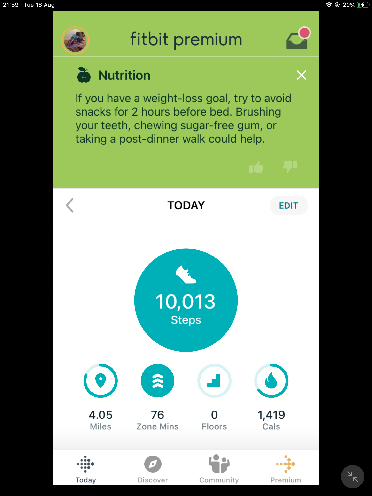 Inspire lost steps Fitbit Community