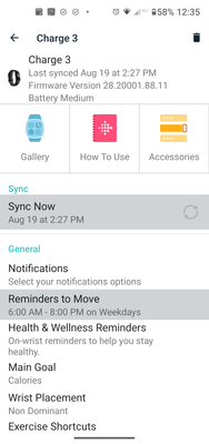 Fitbit sync now online not working