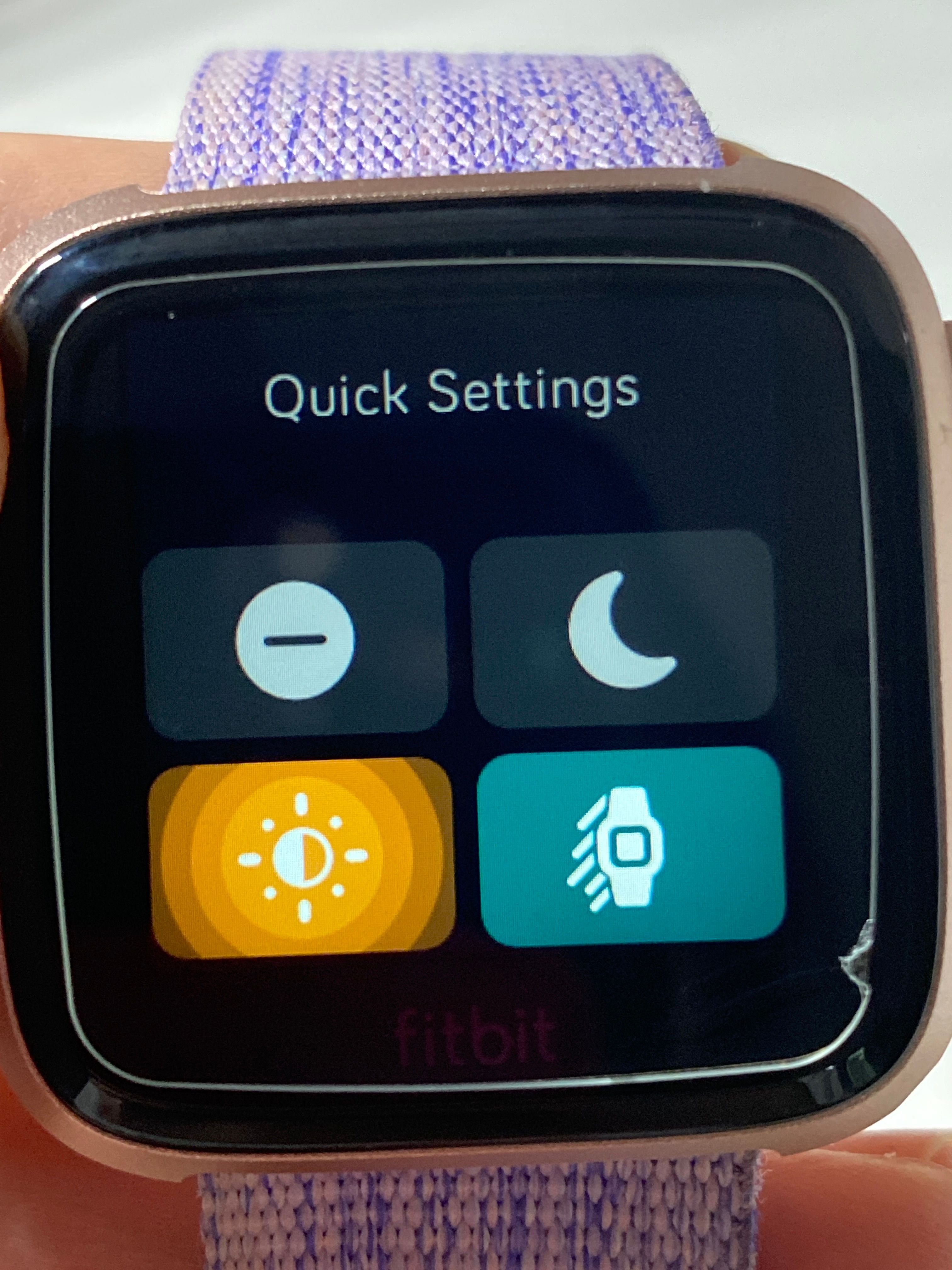 Fitbit versa discount settings not working